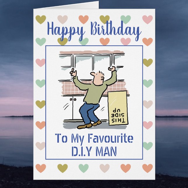 Joyeux anniversaire do-it-yourself homme (Créateur téléchargé)