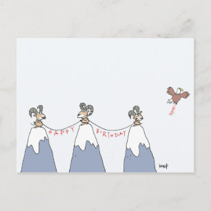 Joyeux anniversaire du Canada! Carte postale