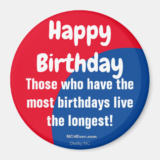 Joyeux Anniversaire du Magnet du réfrigérateur