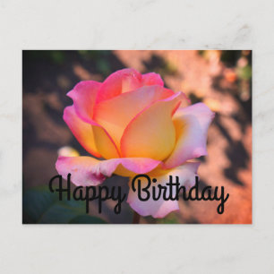 Joyeux Anniversaire Elle Rose #4 Carte Postale