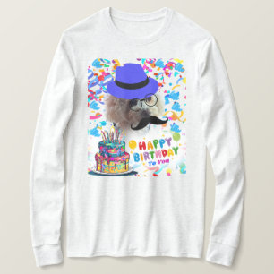 Joyeux Anniversaire Faites Un T-Shirt De Poodle So