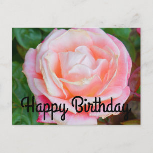 Joyeux Anniversaire Gemini Rose #1 Carte postale