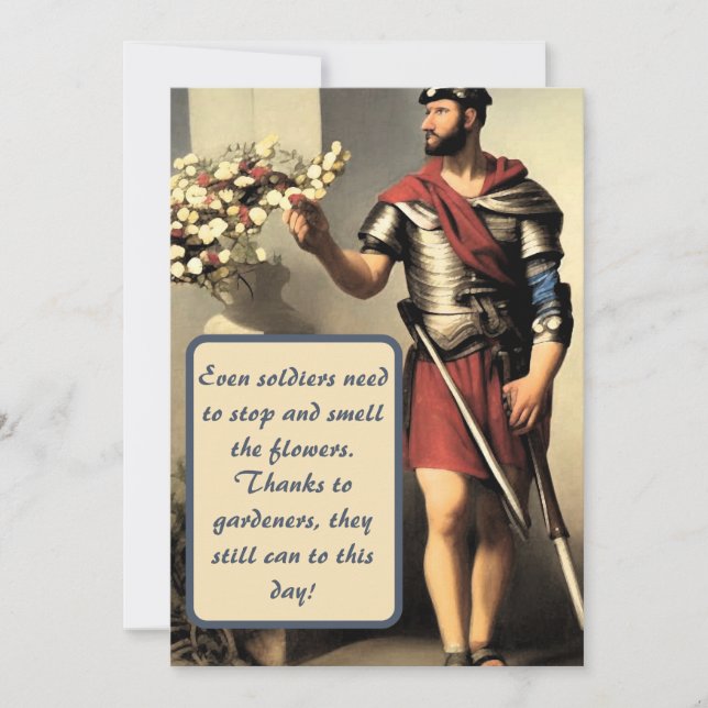 Joyeux anniversaire, grand jardinier ! Carte d'ann (Devant)