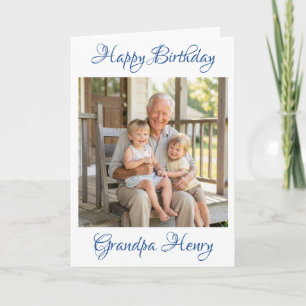 Joyeux Anniversaire Grand-Père Modèle de Photo Per