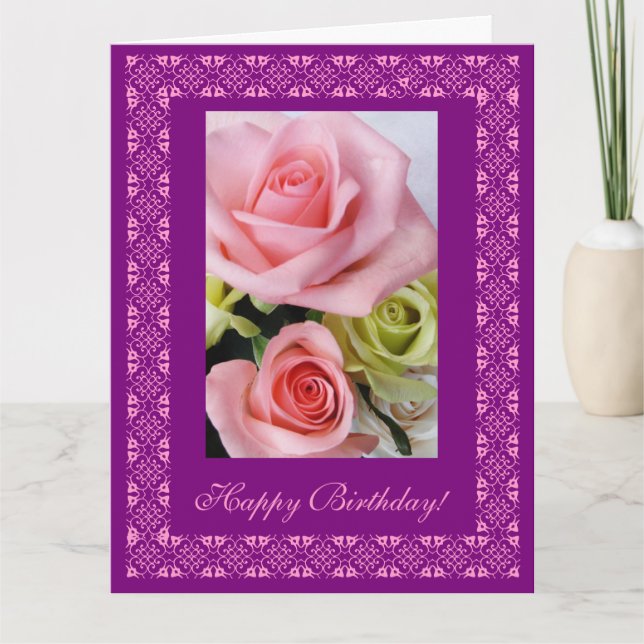 Joyeux anniversaire ! Grande carte (Devant)