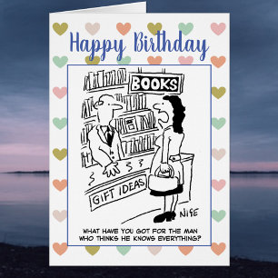 Joyeux Anniversaire Homme connaît tout la plaisant