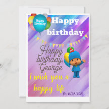 Joyeux anniversaire Invitation