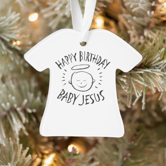Joyeux Anniversaire Jésus - Marque de Noël (Arbre)