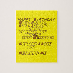 Joyeux anniversaire Jigsaw Puzzle
