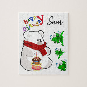 Joyeux Anniversaire Jigsaw Puzzle Ours polaire