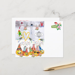 Joyeux Anniversaire Joyeux Noël Cartes postales