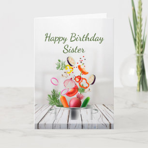 Joyeux Anniversaire Love & Apprécier Carte Soeur