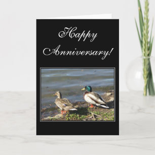Joyeux Anniversaire Mallard canards carte de voeux