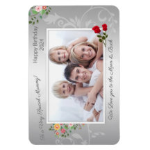 Joyeux Anniversaire maman Magnet photo