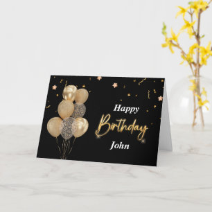 Joyeux anniversaire Mens Plié Carte de voeux - Noi