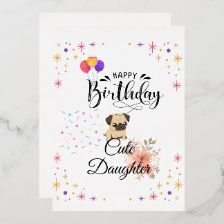 Joyeux anniversaire mignonne carte cadeau d'annive