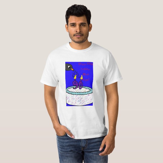 Joyeux anniversaire, Monte ! T-shirt adulte (Devant entier)