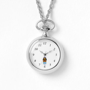 Joyeux Anniversaire Montre Collier Argent
