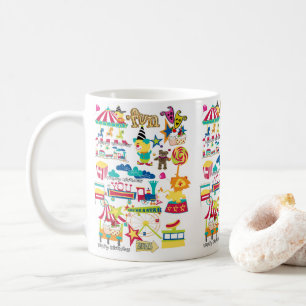 Joyeux anniversaire Mug Carnival Circus