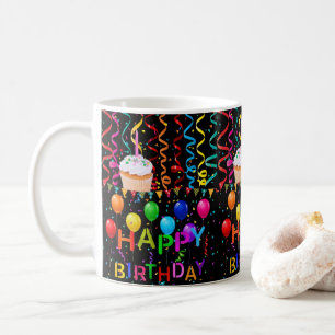 Joyeux anniversaire Mug Cupcake