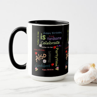 Joyeux Anniversaire Mug Père en droit