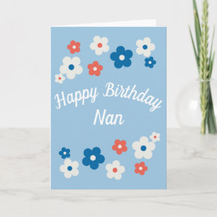 Joyeux Anniversaire Nan - Jolie carte d'anniversai