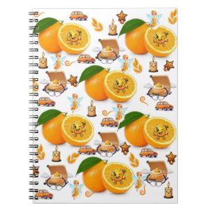 Joyeux Anniversaire Oranges Gâteau Fée Cahier