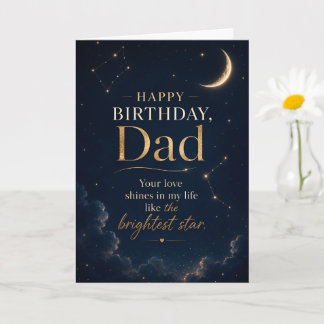 Joyeux Anniversaire Papa Carte Céleste