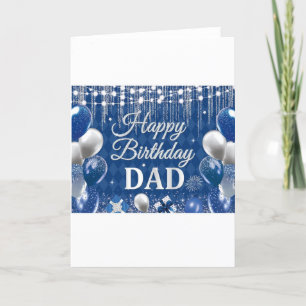 Joyeux anniversaire papa, papa carte d'anniversair