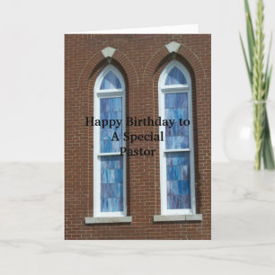 Joyeux anniversaire PASTOR - Carte SG