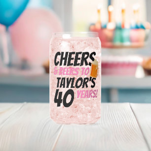 Joyeux anniversaire personnalisé Cheers and Beers
