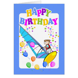 Joyeux anniversaire, planche à voile extrême