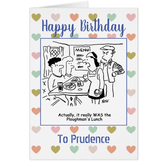 Joyeux Anniversaire Pub Food Lover (Devant)