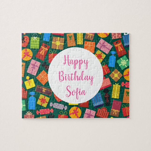 Joyeux Anniversaire Puzzle (Horizontal)