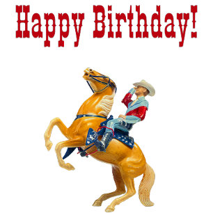 Joyeux anniversaire ! Rodeo Cowboy