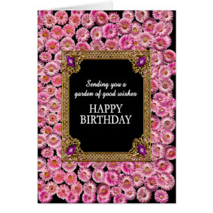 Joyeux Anniversaire Rose Daisies