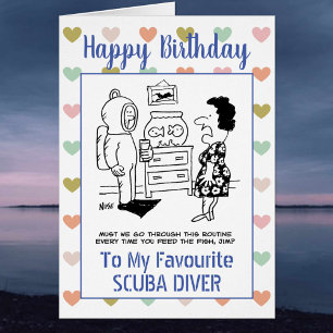 Joyeux Anniversaire Scuba Diver