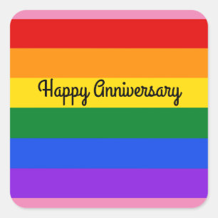 Joyeux Anniversaire Stickers Arc-en-ciel #1