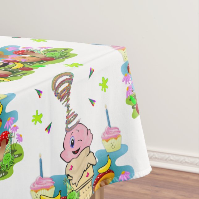 Joyeux Anniversaire Table Twin Nappe Confetti Cupc (In Situ)