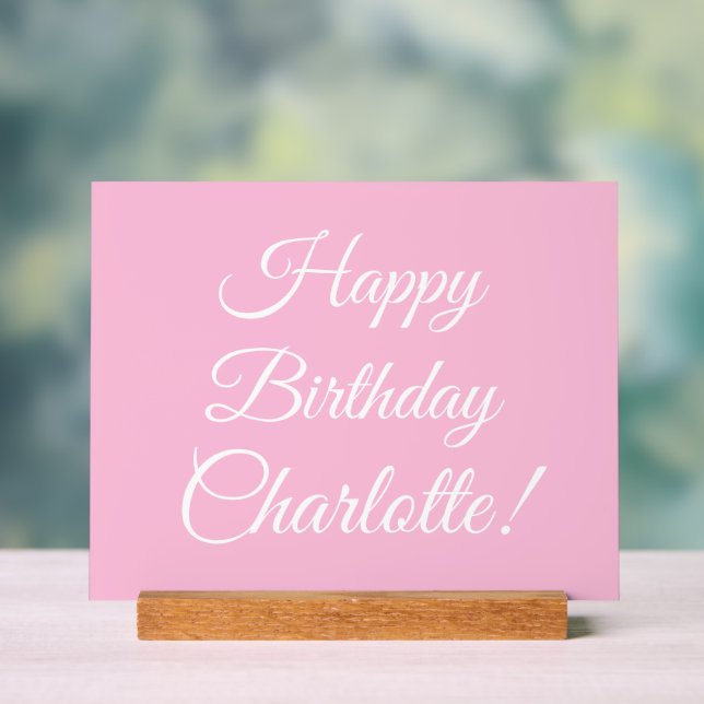 Joyeux Anniversaire texte de nom de script personn (Neutre)