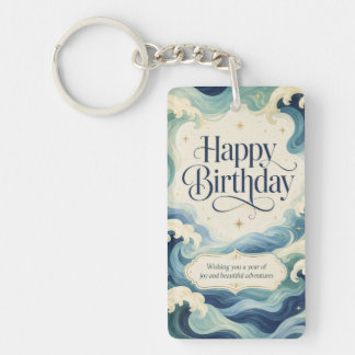 Joyeux Anniversaire Vagues Océaniques Flottantes