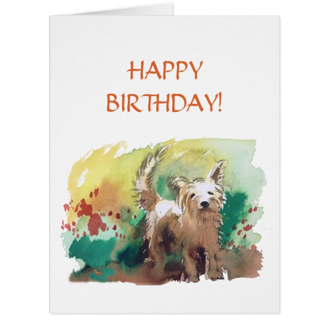 Joyeux anniversaire ! West highland terrier ! (Devant)