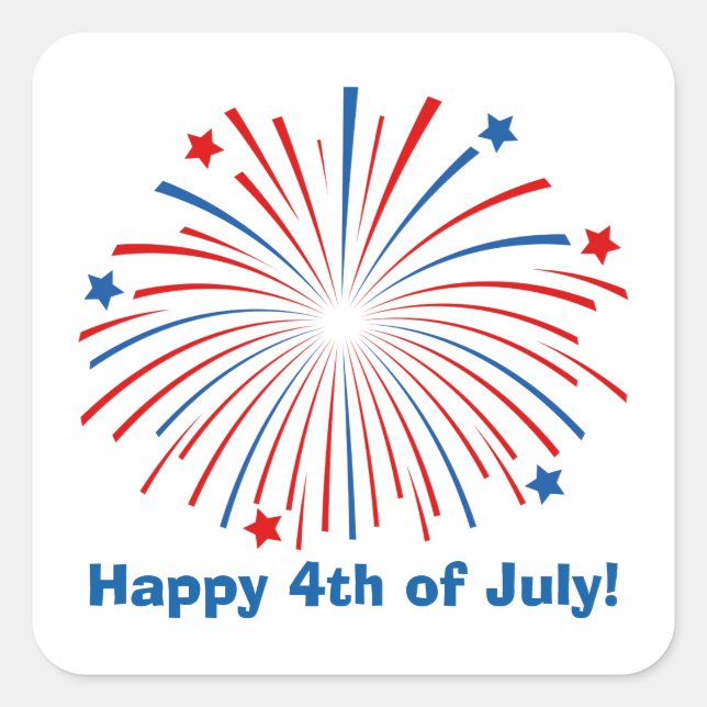 Joyeux autocollants de la fête de l'Indépendance 4 (Devant)