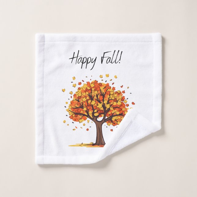Joyeux Automne! (Gant de toilette)