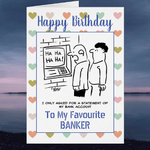 Joyeux banquier d'anniversaire