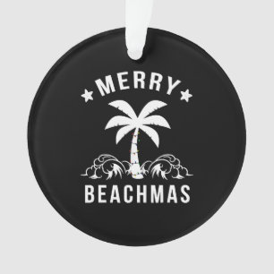 Joyeux Beachmas Palm Tree Beach Noël