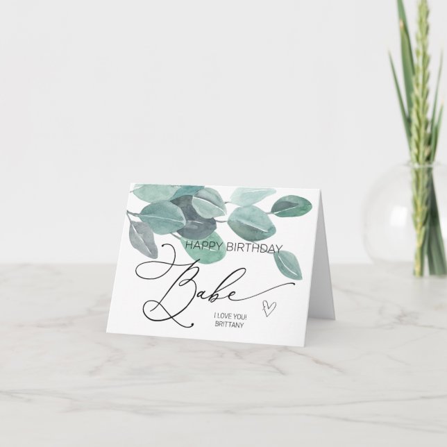 Joyeux Bébé Anniversaire pour la carte de mari de  (Devant)