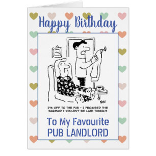 Joyeux Birthday Pub Landlord
