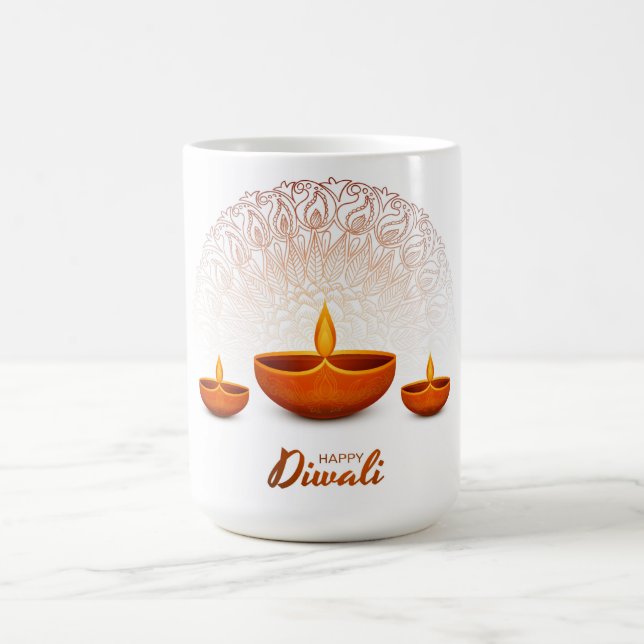 Joyeux café Diwali Mug (Centre)