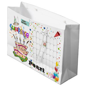 Joyeux calendrier d'anniversaire novembre 2022 Sac